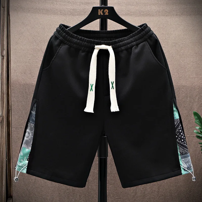 2025 summer thin personalized shorts men's printing fashion trend casual sports men's D087