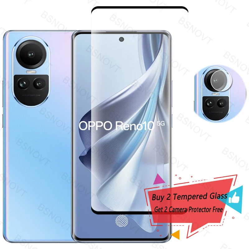 Full Cover Glass For Oppo Reno 10 5G Screen Protector Tempered Glass Oppo Reno 10 5G Glass For Oppo Reno 10 5G Global Camera Len