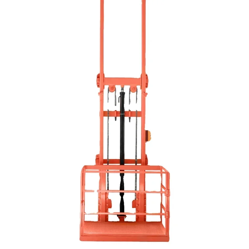 Portable Outdoor Electric Hydraulic Lifting Hoist Small Household Elevator for Warehouse Use