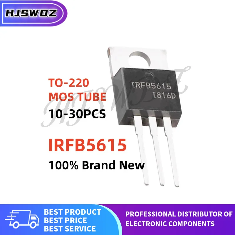 10/20/30PCS New IRFB5615PBF IRFB5615 IRFB 5615 TO-220 MOS Field effect Transistor