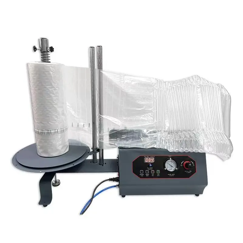 Air cushion bubble film packaging material inflator inflator - 5kg protective column airbag chassis packaging machine