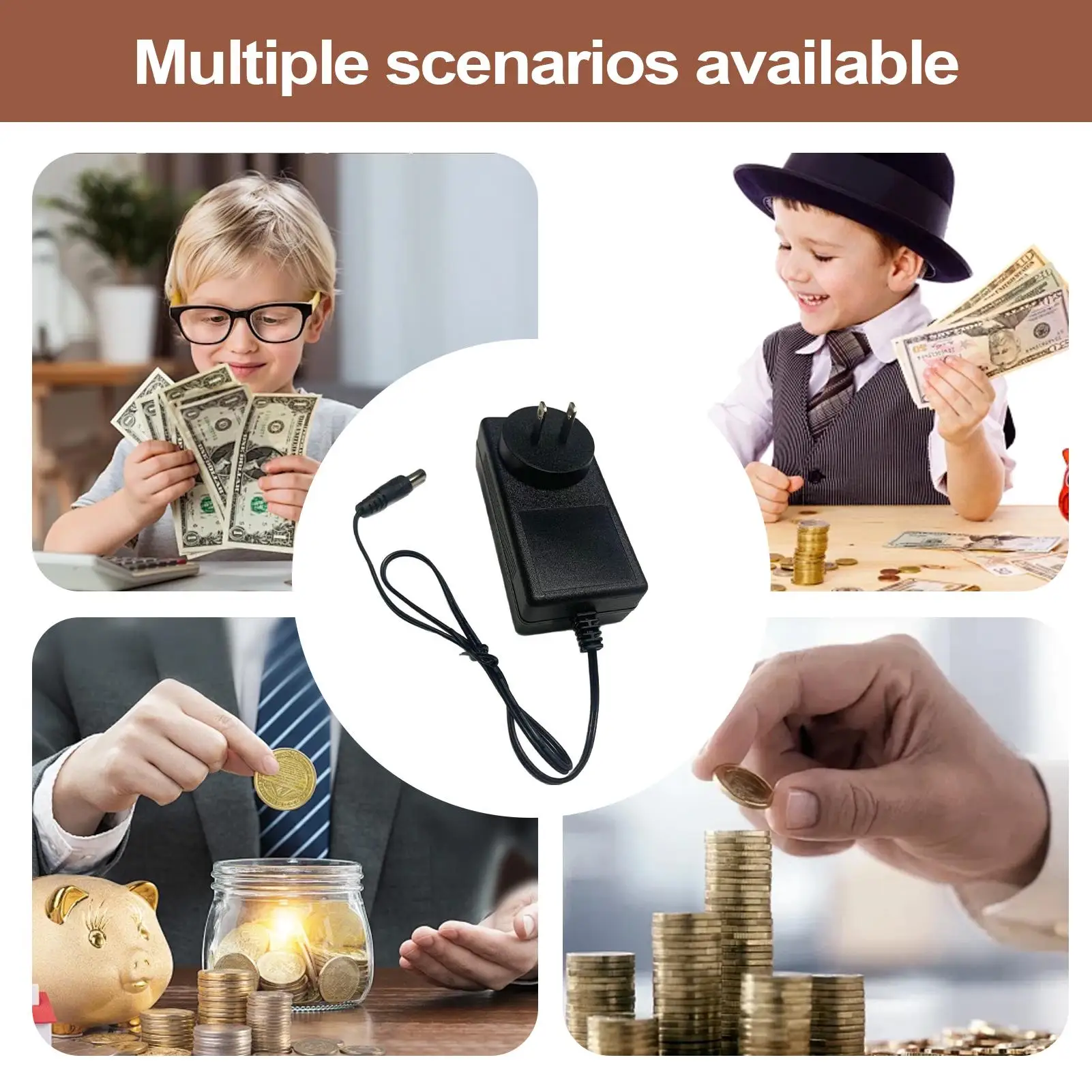 Disguised charger storage box portable safe Secret Hiding Containers Charger Shape Hiding Container for travel home office