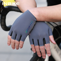 INBIKE Bicycle Gloves Men's Half Finger Summer MTB Bicycle Gloves Colorful Cycling Gloves Breathable Anti-Slip Cycling Gloves
