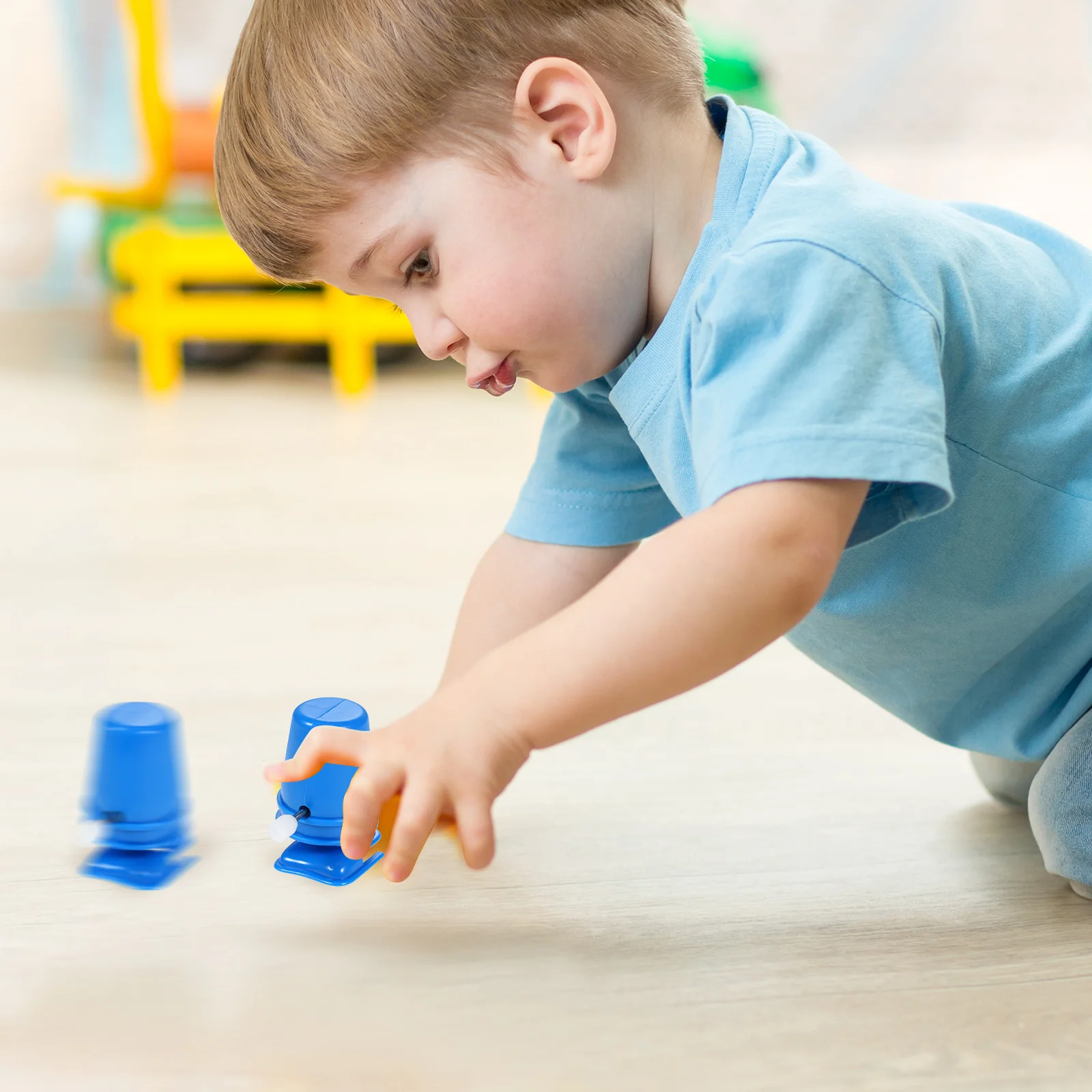 6 Pcs Clay Clockwork Movement Child Animals Mechanism Plastic Mini Toys Compact