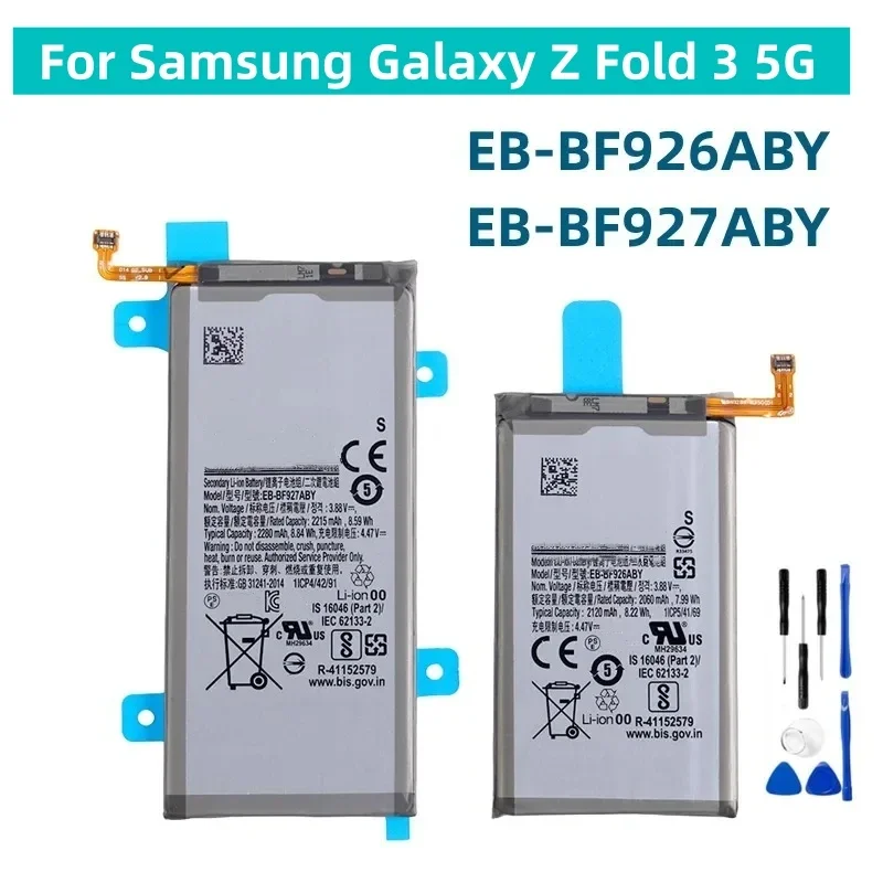 

New Battery For Samsung Galaxy Z Fold 3 5G F926 SM-F926U F926B F927 EB-BF926ABY EB-BF927ABY+Free Tools