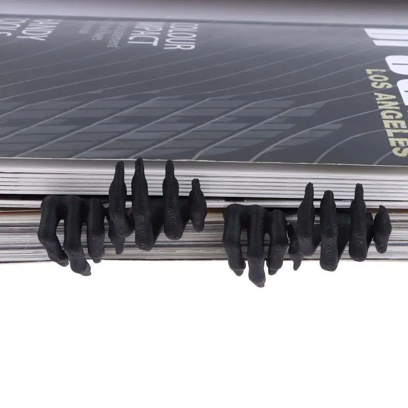 Picture 4: 2Pcs Creative Bookmarks Bizarre And Personalized 3D Printed Page Marks Horror Atmosphere Design Durable Materials