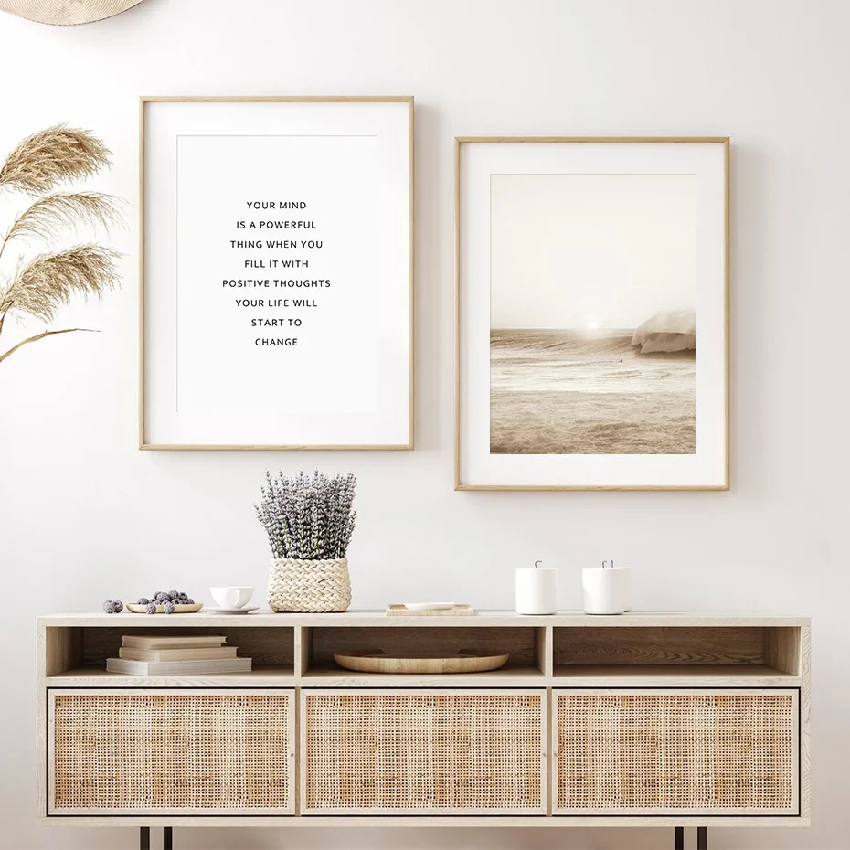 Neutral Gallery Beige Abstract Figure Line Art Wave Bedroom Decor Canvas Paintings Poster Pictures Prints Apartment Wall Decor