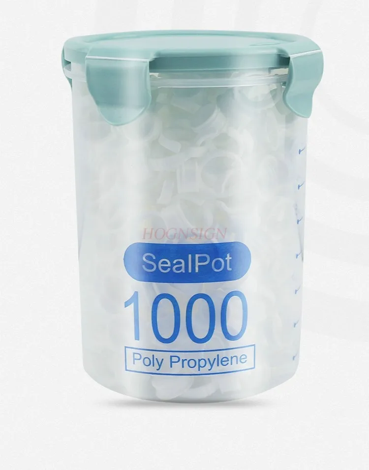 Sealed Storage Transparent Box Color Ring Cup Finger Sleeve Needle Piece Storage Box
