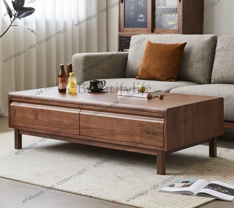 Factory Direct Sales Black Walnut Modern Simple Short Cabinet Black Walnut Locker