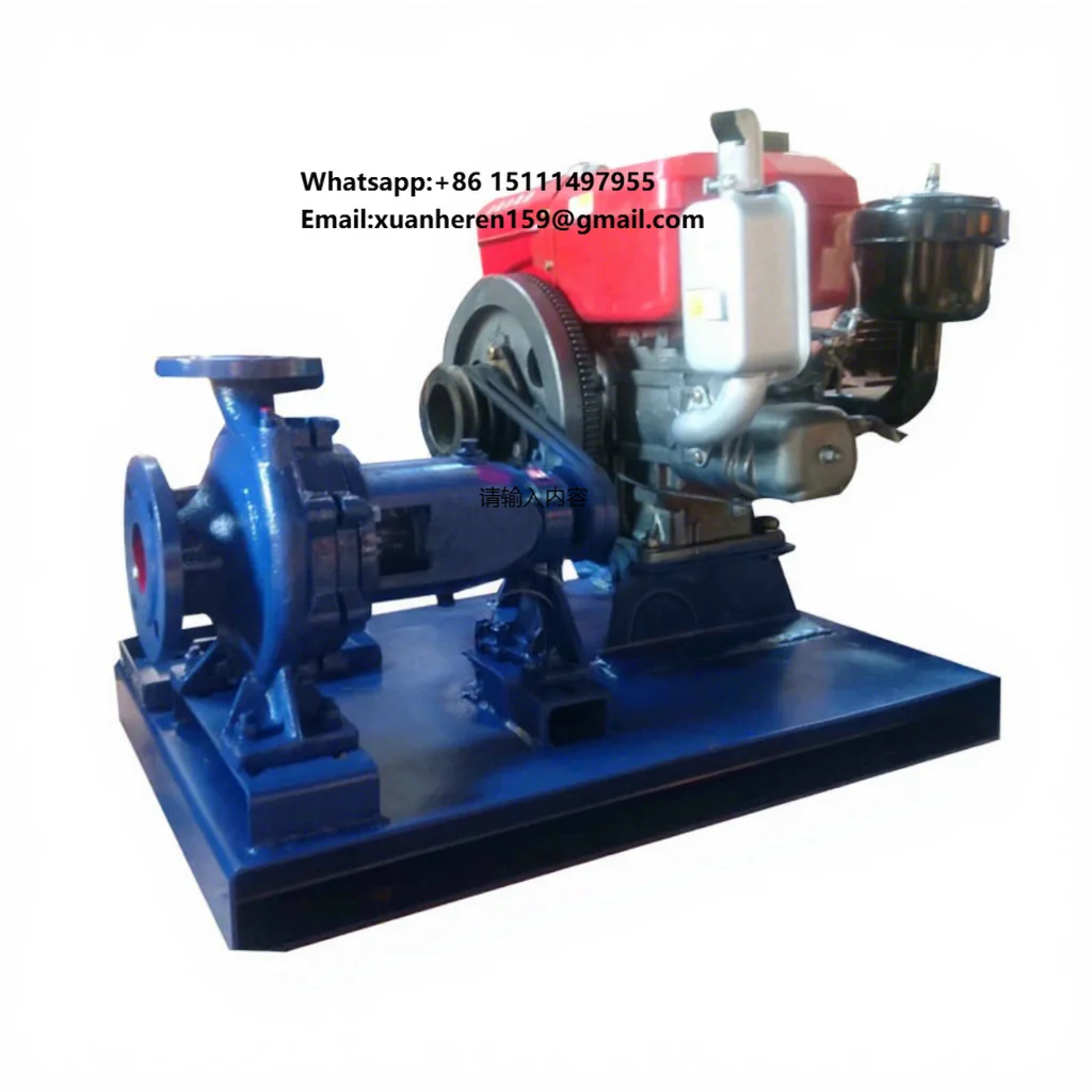 60 Hp Diesel Engine Driven Water 25 Hp Diesel Water Mud Pump Diesel Engine Water Pump 4inch