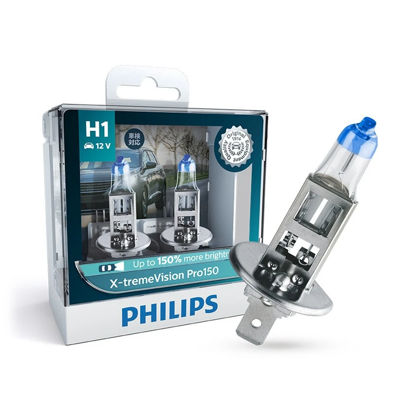 Philips H1 Auto Halogeen Koplamp 12V 55W Pk22s Auto Lampen Meer Heldere Originele Echte Lampen