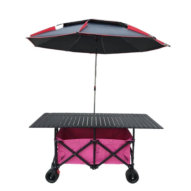 Folding Camper 168*72 Liftable Table Board Outdoor Night Market Stall Stroller Camp