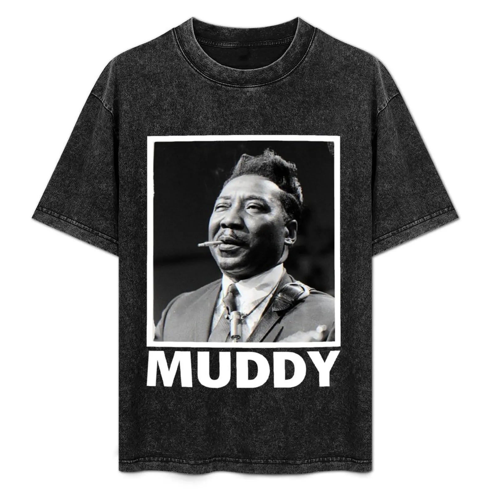 Blues Waters Icon Tribute Muddy Art Gift Fan T-Shirt Festival Short Sleeve T-Shirt
