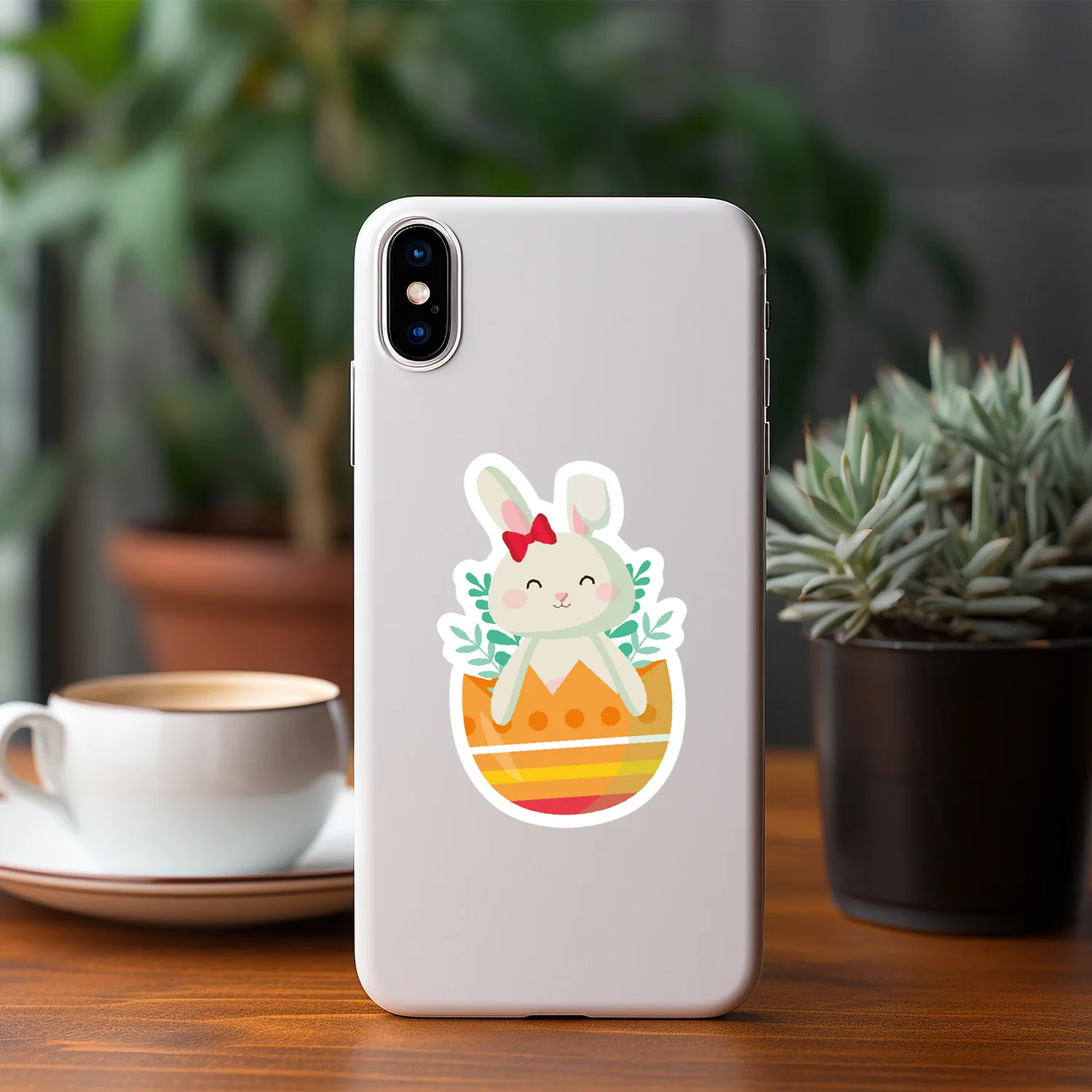 50PCS 부활절 달걀 만화 휴일 스티커 어린이 귀여운 스티커 보상 학생 스티커 라벨 선물 어린이 장난감