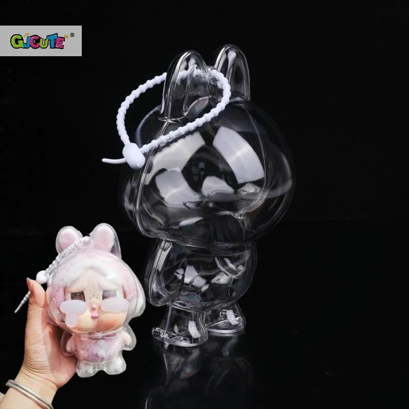 

Waterproof Protective Case For Crybaby Labubu Transparent Protect Shell Outfit Small Pendant Doll Accessories