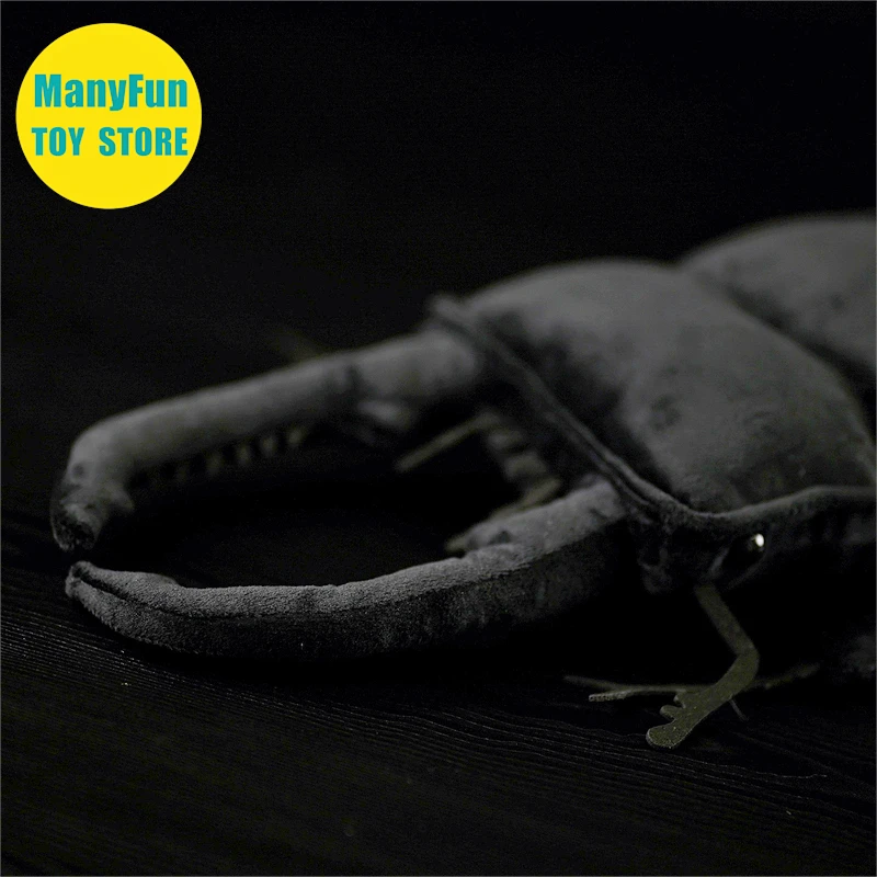 Beetle de cerf chinois réaliste, jouet en peluche Dorcus Titanus, jouet de Simulation de cerf plat réaliste, Animal en peluche