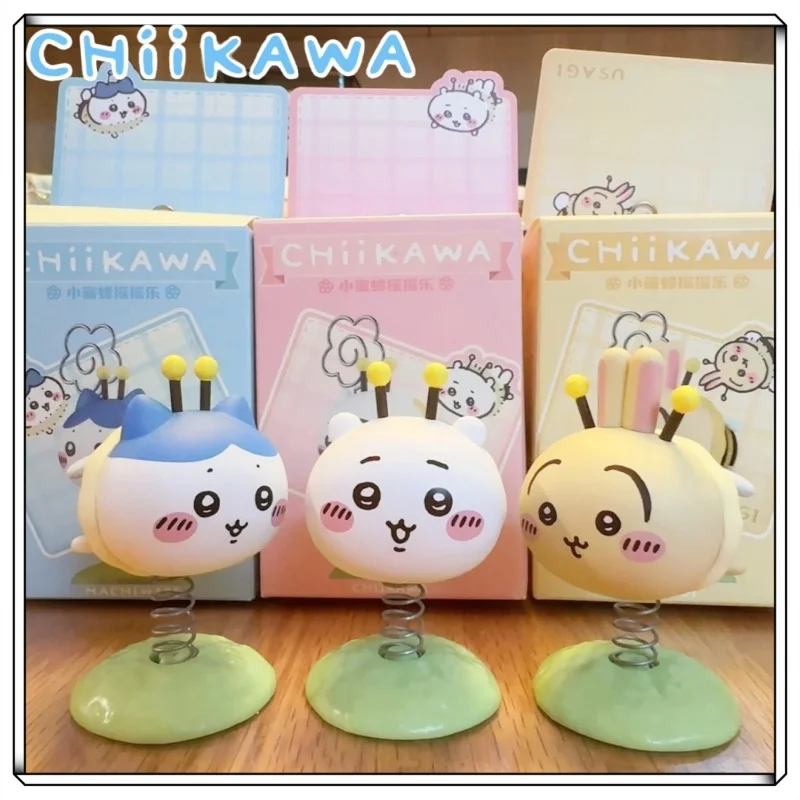

Official Licensed Chiika Usag Hachi Honeybee Spring Bobble Shaking Ornament Desktop Figure Anime Collectible Gift Trendy Toy