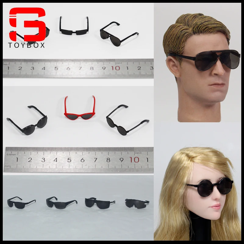 ZYTOYS ZY3015 ZY3016 ZY15-20 Skala 1/6 Męskie Damskie Okulary Przeciwsłoneczne Akcesoria Model Pasujące do 12-calowych Figur Żołnierzy i Lalek