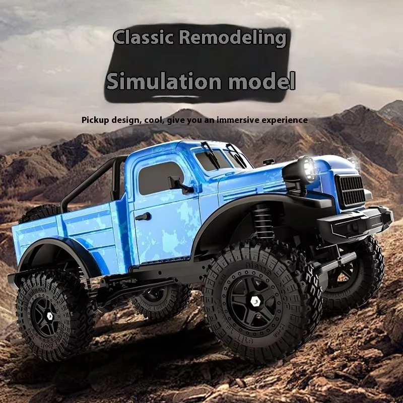 2.4grc Remote Control Off-Road Vehicle Simulation Pickup Four-Wheel Drive Climbing Car Model For Boys, Electric Toy Gift