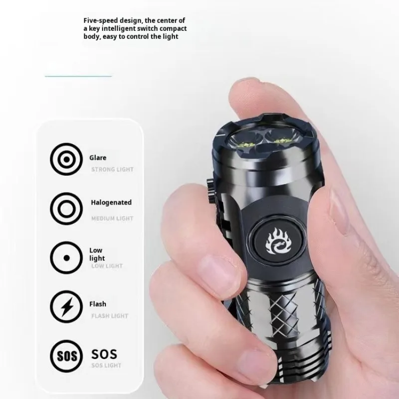 Thumb flashlight super bright light anytime and anywhere mini powerful light mini flashlight