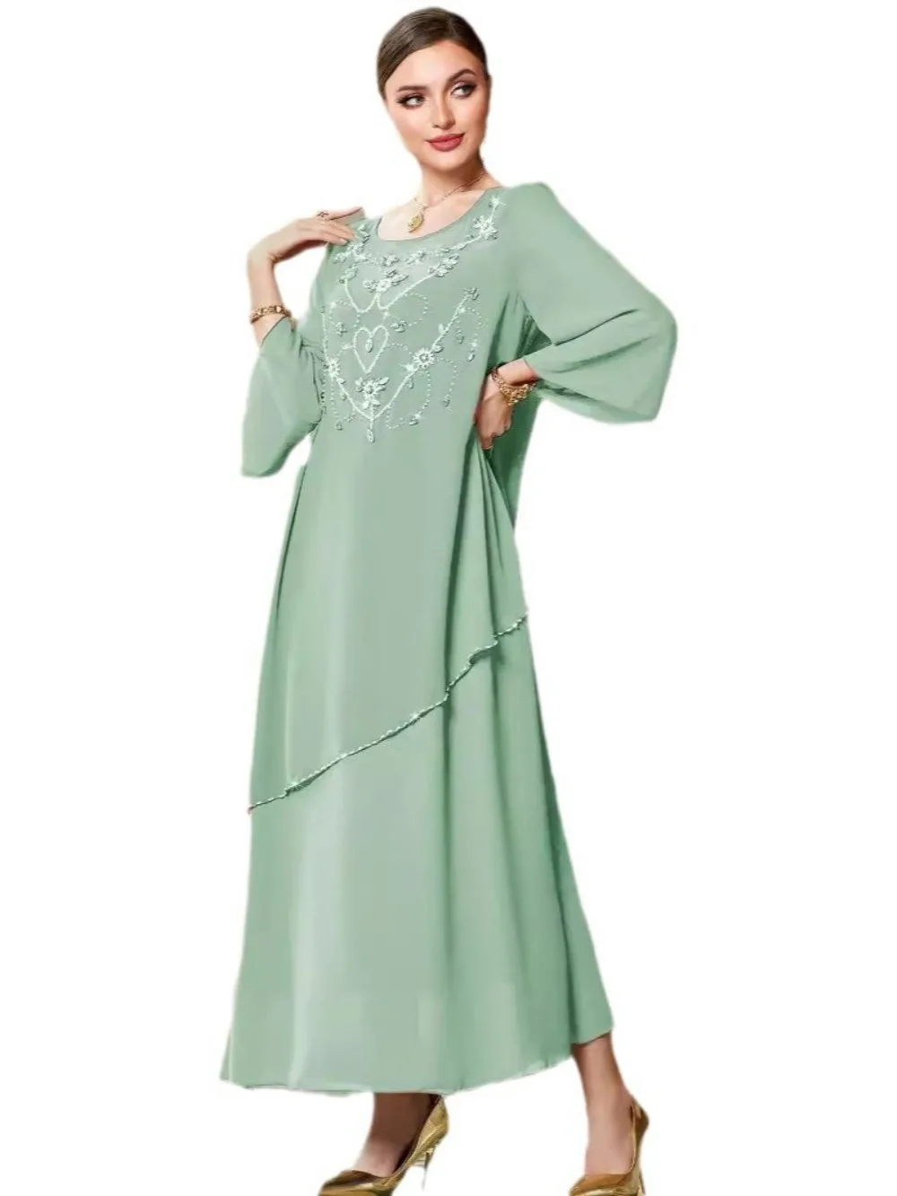 Abayas eid muçulmano feminino marroquino kaftan festa vestidos longos diamantes dubai vestidos islam ramadan jalabiya árabe saudita robe