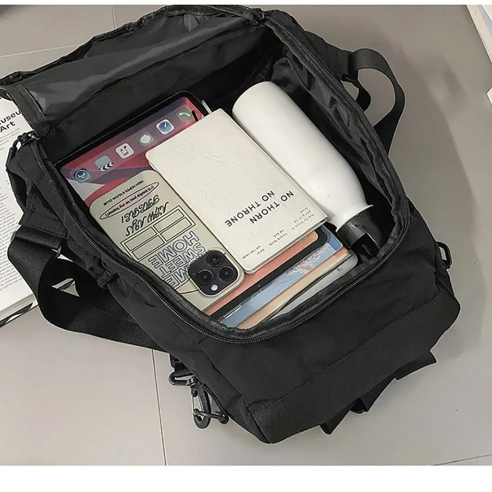 Minimalist Multicolor Backpack Multi-functional Large Capacity Travel Backpack Nylon Multi-pocket Crossbody Bag Daily Commute