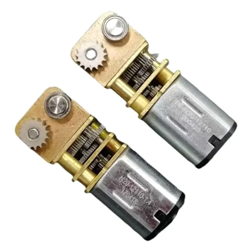 A40Z-Mini N20 Gear Motor 3D Printing Pinter Pen Reduction Motor Turbo Worm Gearbox Right Angle DC 3V 3.7V 5V Slow Speed