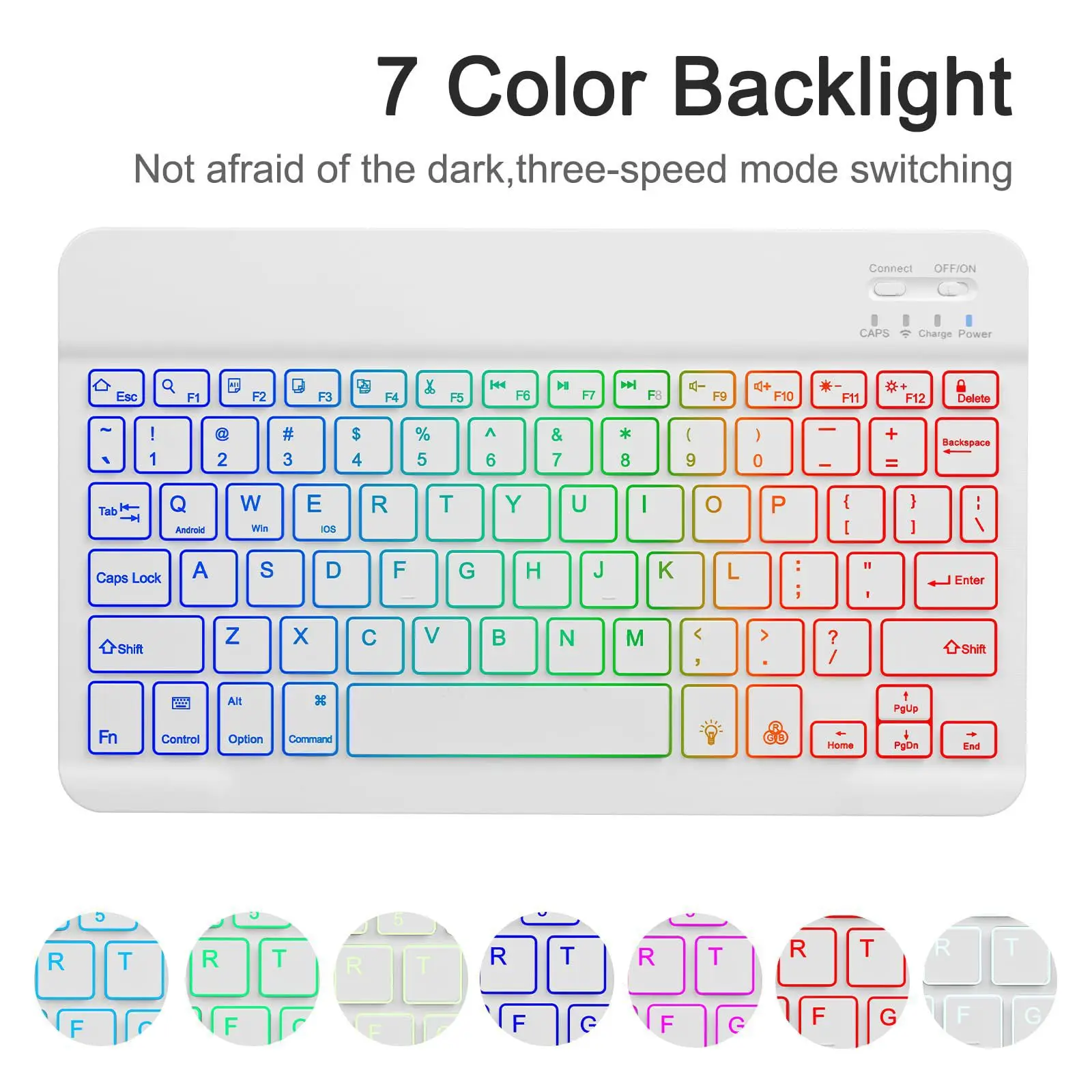 Keyboard Case For Kindle Fire Max 11 13th Generation 2023 Detachable Backlit BT Bluetooth Keyboard Cover For Fire 11 Tablet Case