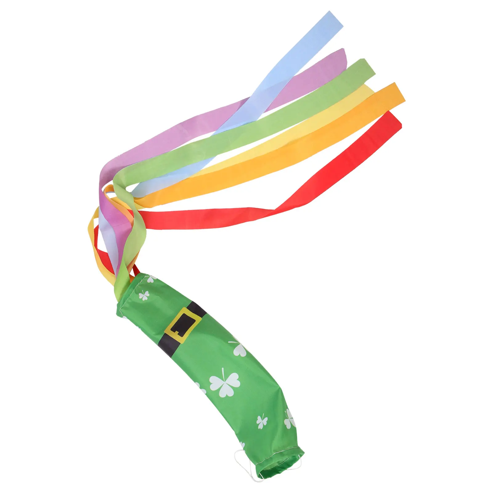 

Windsock Flag St Patrick's Day Polyester Outdoor Hanging Yard Decor Shamrock Garden Ornament Irish Party Decoration