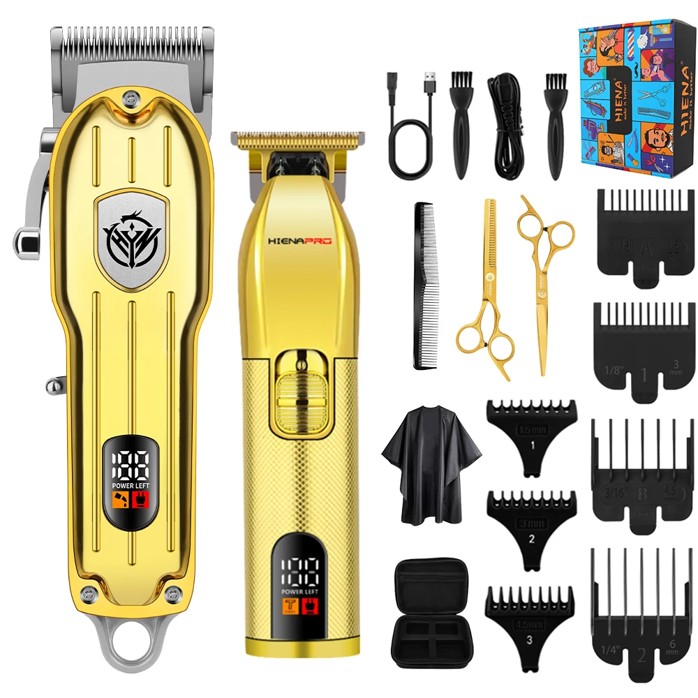 

HIENA Hair Clipper Kit Men's Electric Shaver Hair Trimmer Machine Professional Hair Cutting Machine Professional Beard Trimmer