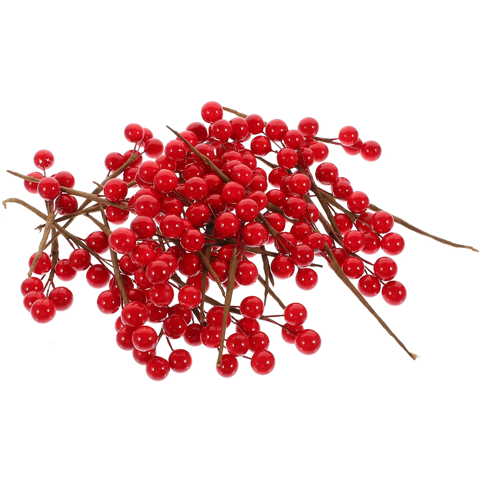 

30pcs Artificial Berry Stem Christmas Decorations Fake Tree Branches For Decoration Picks Stems Ornament Eucalyptus Xmas Tree