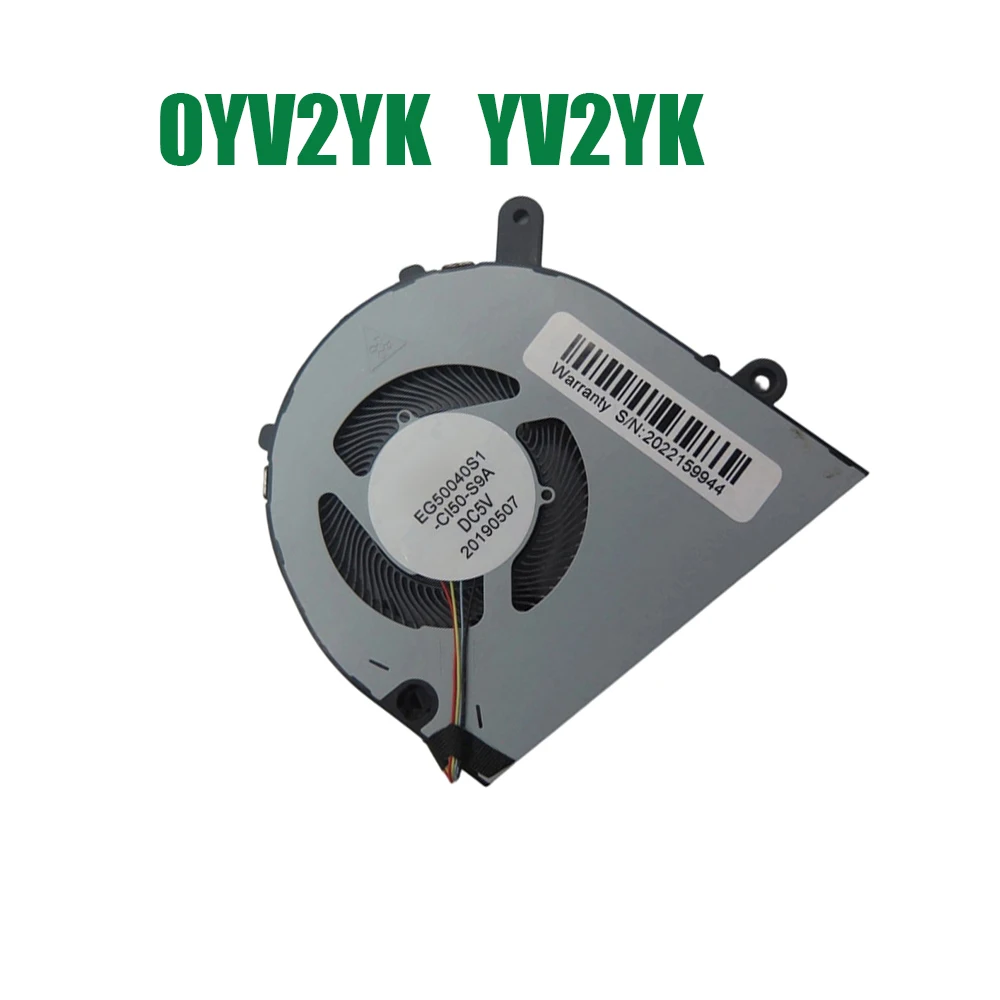 For DELL For Inspiron 14 7490 0YV2YK YV2YK DC28000NRS0 EG50040S1-CI50-S9A Laptop Fan