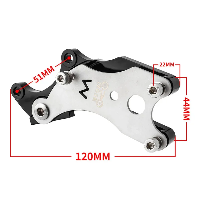 MUQZI Disc Brake Adapter Converter Road Bicycle Frame V Brake Conversion Disc  Bike No Disc Brake Modification Accessories