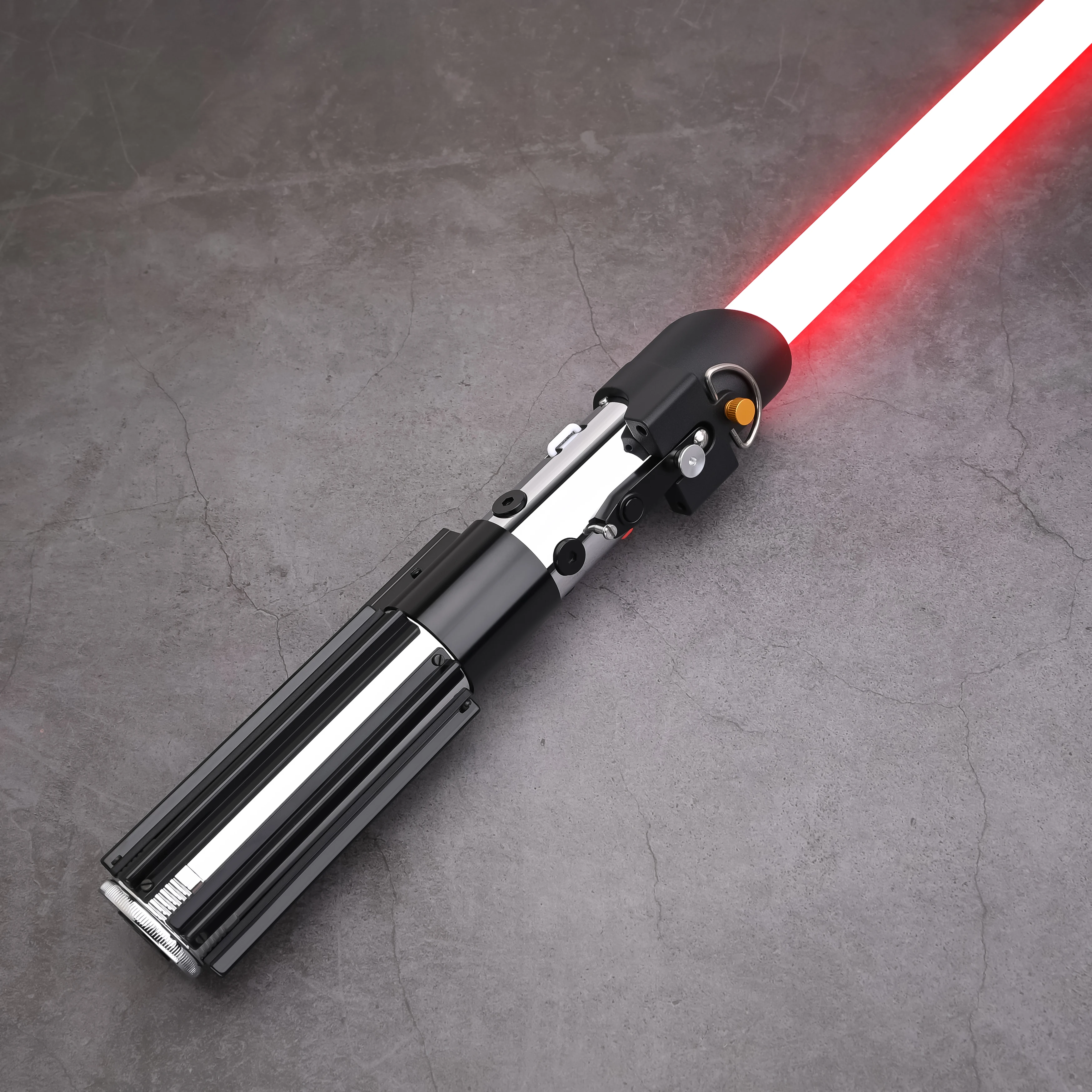 TXQ Darth Vader ROTJ Christmas COMBAT Smooth Swing Metal Lightsaber Saber Force Heavy Dueling Skywalke Gift Fonts Sword