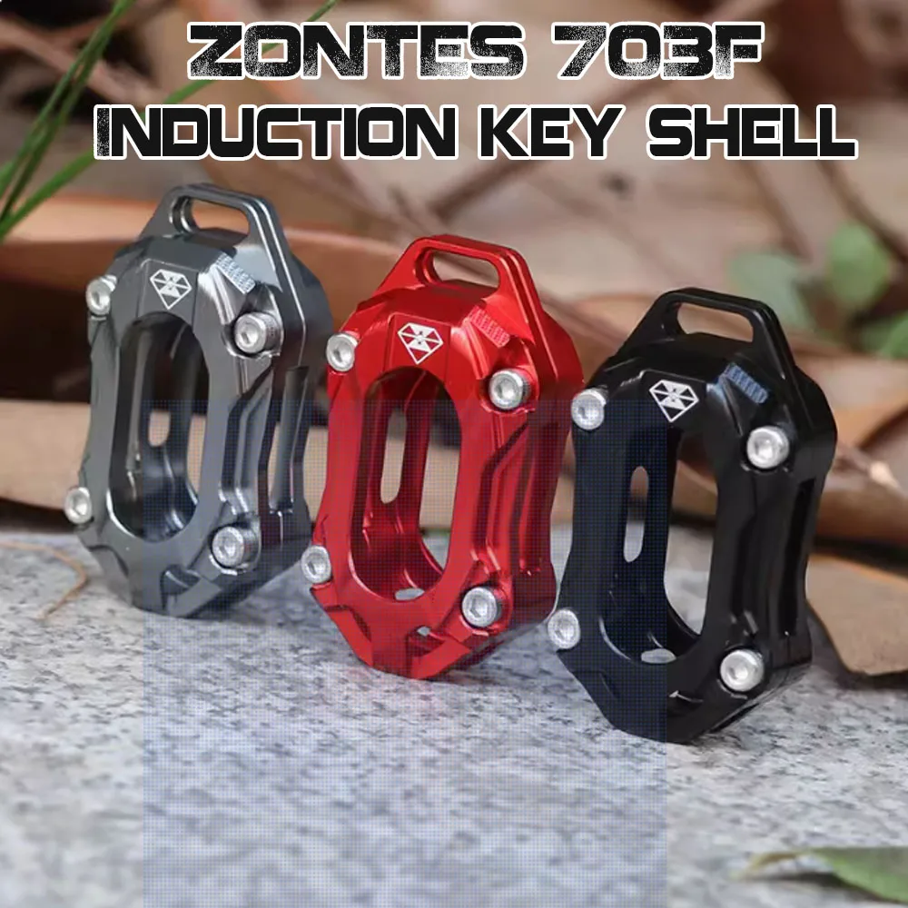 

Motorcycle Induction Key Cover Modified Key Shell ZT703-F Remote Control Protective Decorative Cover Accessories FOR ZONTES 703F