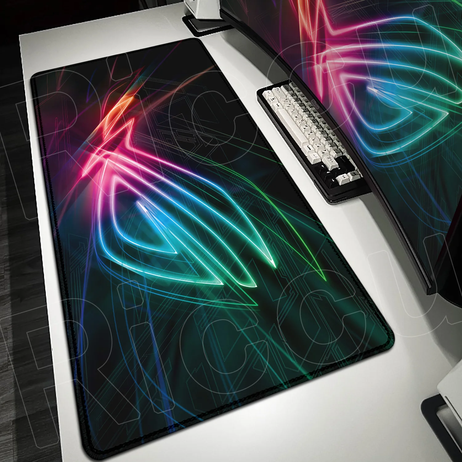 

Gaming Mousepad Asus Rog Mausepad XXL Computer Rubber Antislip Base Deskmat 40x90cm Gamer Speed Soft Mouse Carpet Pc Accessories