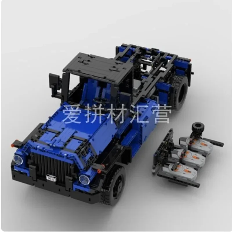 MOC-31430 التكنولوجيا الميكانيكية والعتاد RemoteElectric الجمعية شاحنة علبة التروس بدء بناء كتلة ModelMachineBoyBirthdayToyPresent