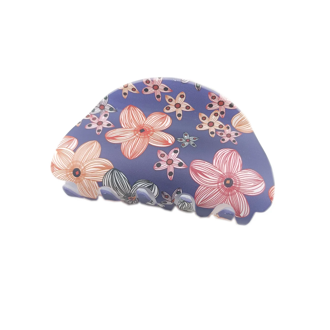 الاكريليك الأزهار الحلو مشبك شعر صغير مقاطع النساء الفتيات البلاستيك طباعة كراب المشابك مقاطع مقاطع الشعر دبابيس الشعر الملحقات