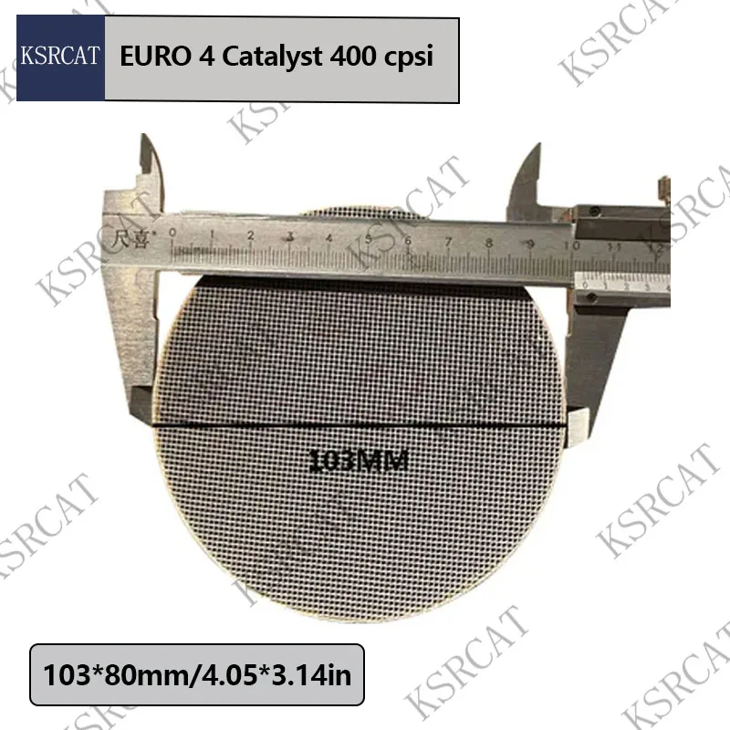 

Euro 4 Universal Catalytic Converter 103*80mm 400cell Ceramic Honeycomb Catalyst Suitable For Automobile Exhaust Gas Treatment