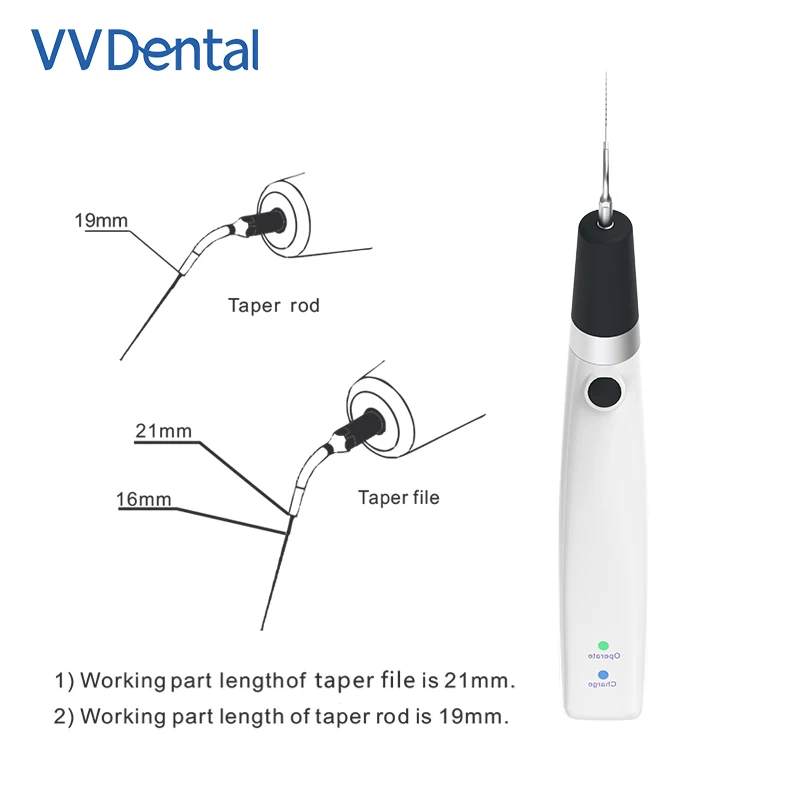 VVDental Dental Endo Activator 6 Tips Wireless Endodontic Irrigator Handpiece Root Canal Treatment Dentistry Instrument