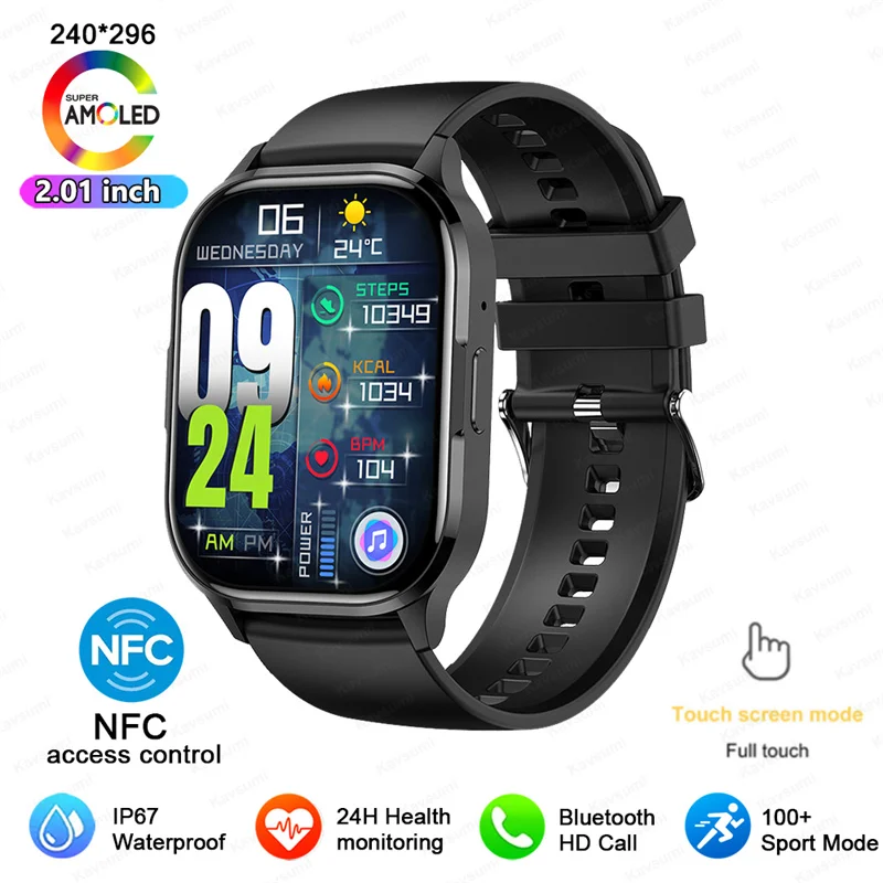 

XIAOMI 2026Smart Watch Man Women Screen Always Display Time Sports Bracelet Bluetooth Call Fashion Smartwatch Health Custom dial