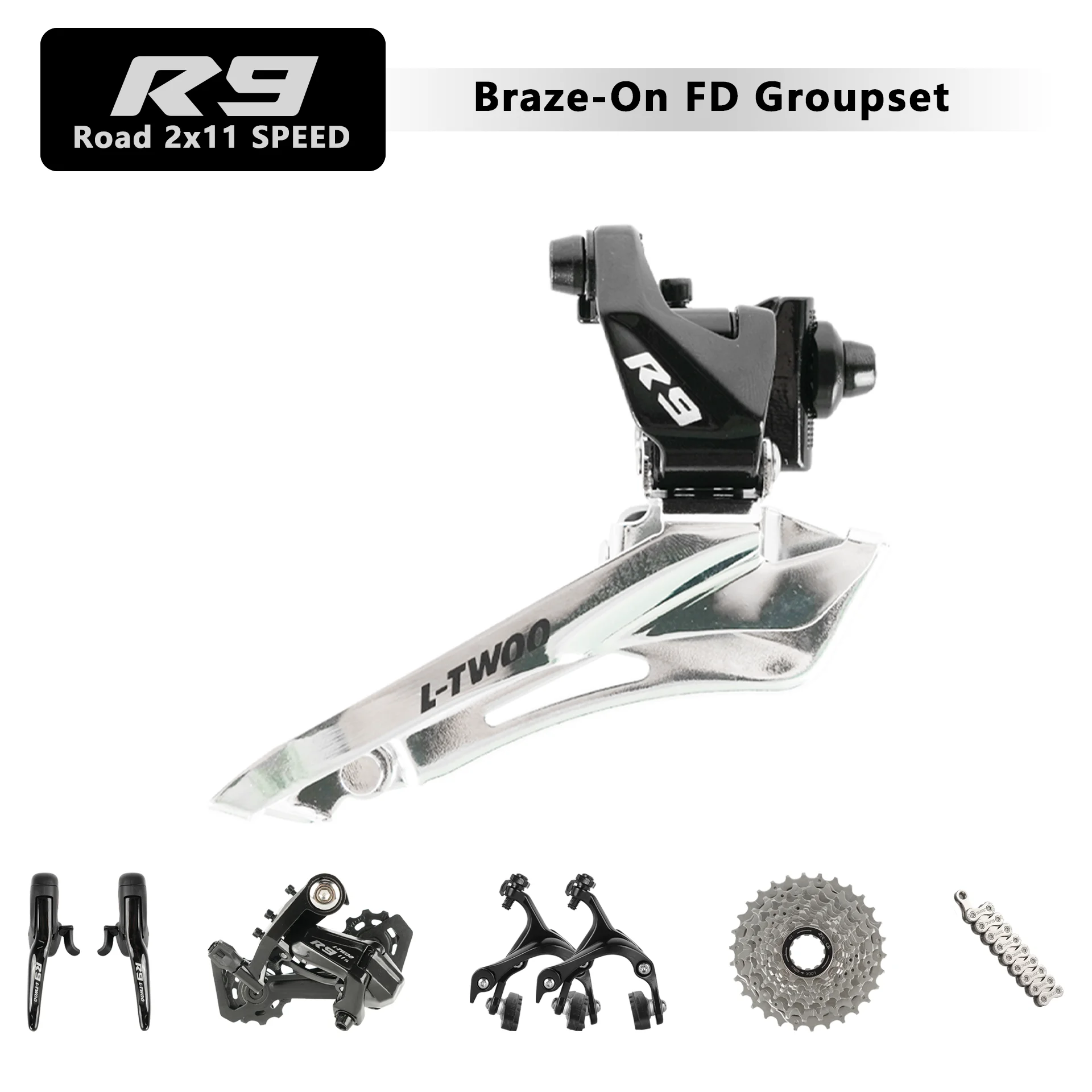 LTWOO R9 Rim Brake 2x11 Speed 22s Road Groupset Shifter Front Rear