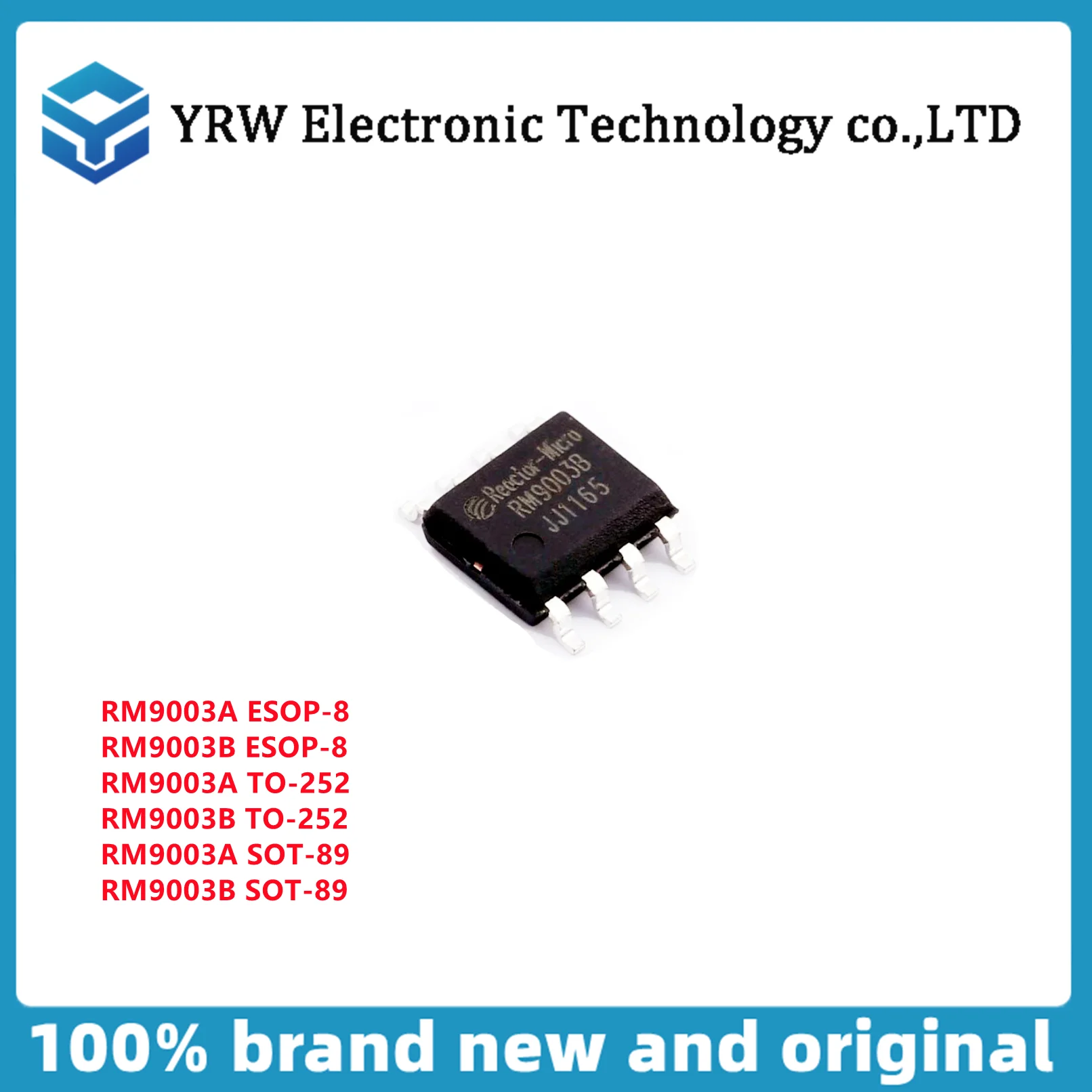 20 개/몫 RM9003 RM9003A RM9003B SOT89 TO-252 SOP-8 단일 채널 고전압 선형 정전류 LED 드라이버 칩