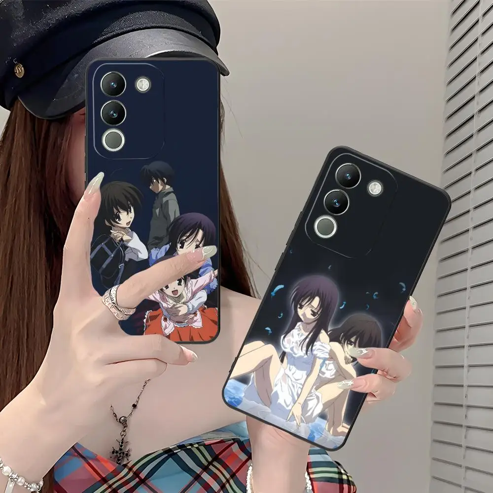 

School Days Phone Case for VIVO Y77 76 75 74 73 72 58 56 55 51 50 38 36 Y19 Y18 Y03 Y01 5G Soft TPU Shockproof Cover