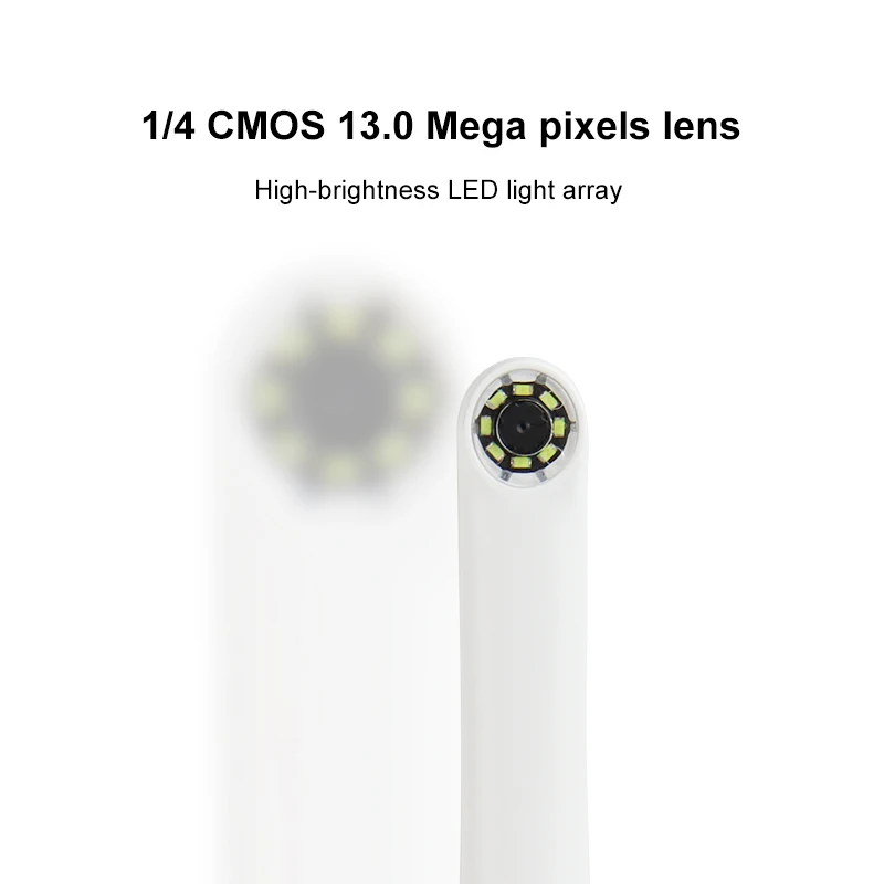 VVDental HD Intraoral Camera 13 Mega Pixels 1/4 CMOS Ultra-Slim with 8 LED 105° Wide Angle for Dental Clinic Oral Examination