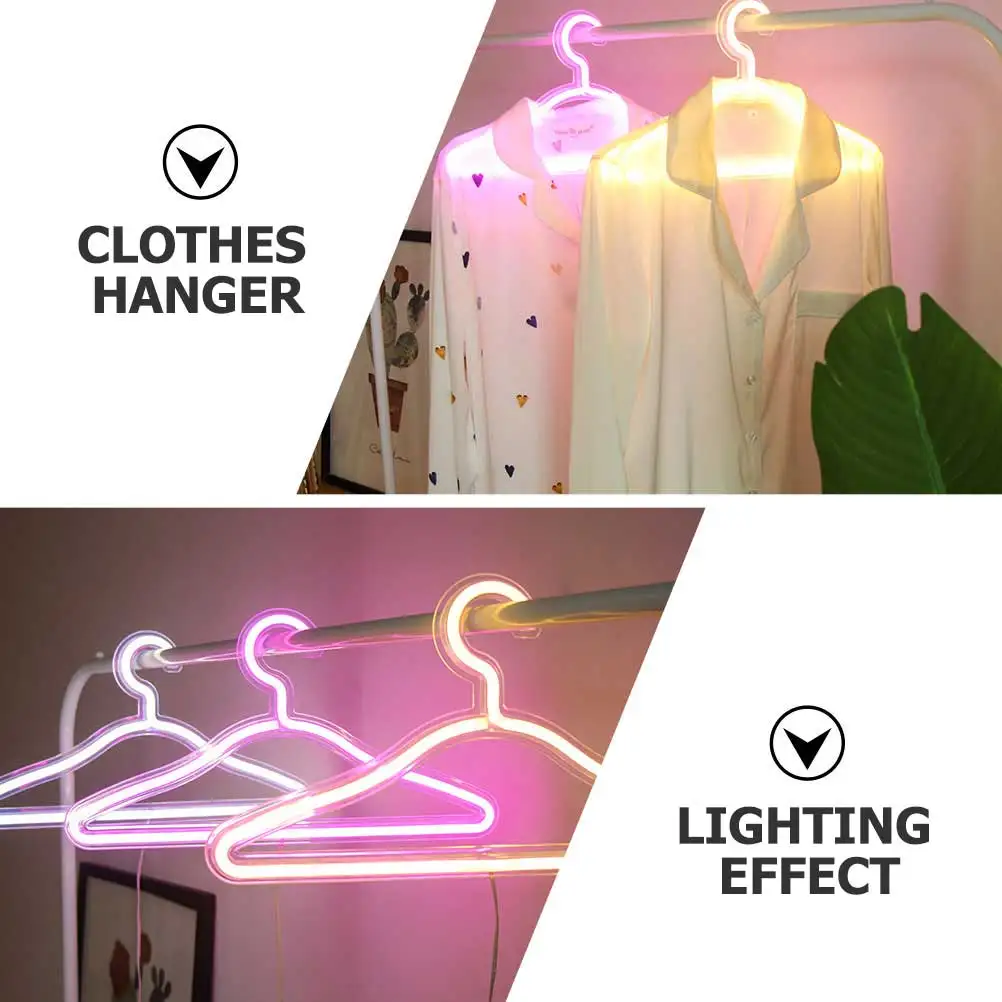 

1pcs Neon Hanger Acrylic LED Light Decorative Lamp Photo Prop Stylish Gift Wedding Birthday Home Decoration Romantic Atmosphere