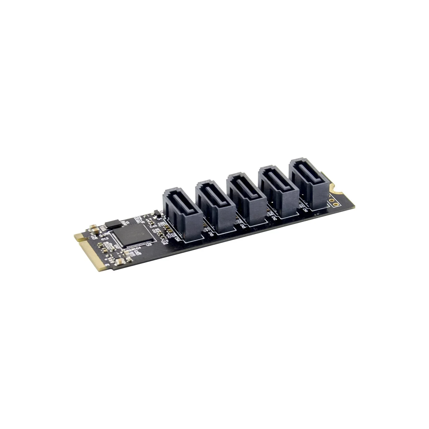 RYRA PCI-E To SATA 6G 5 Port Hard Disk Expansion Adapter Of PH56 M.2 Computer Expansion JMB585 Supports PM Function