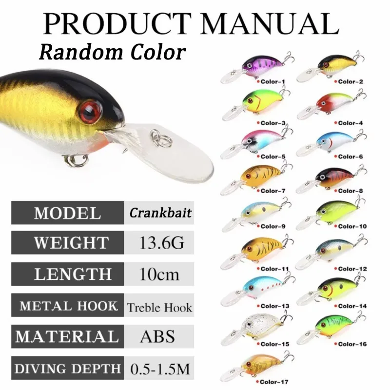 Fishing Lures Set Crankbait Tackle Hard Bait Kit Artificial Minnow Popper Pencil Swing Swimbait Wobblers Bionic Crank Pesca Suit 4