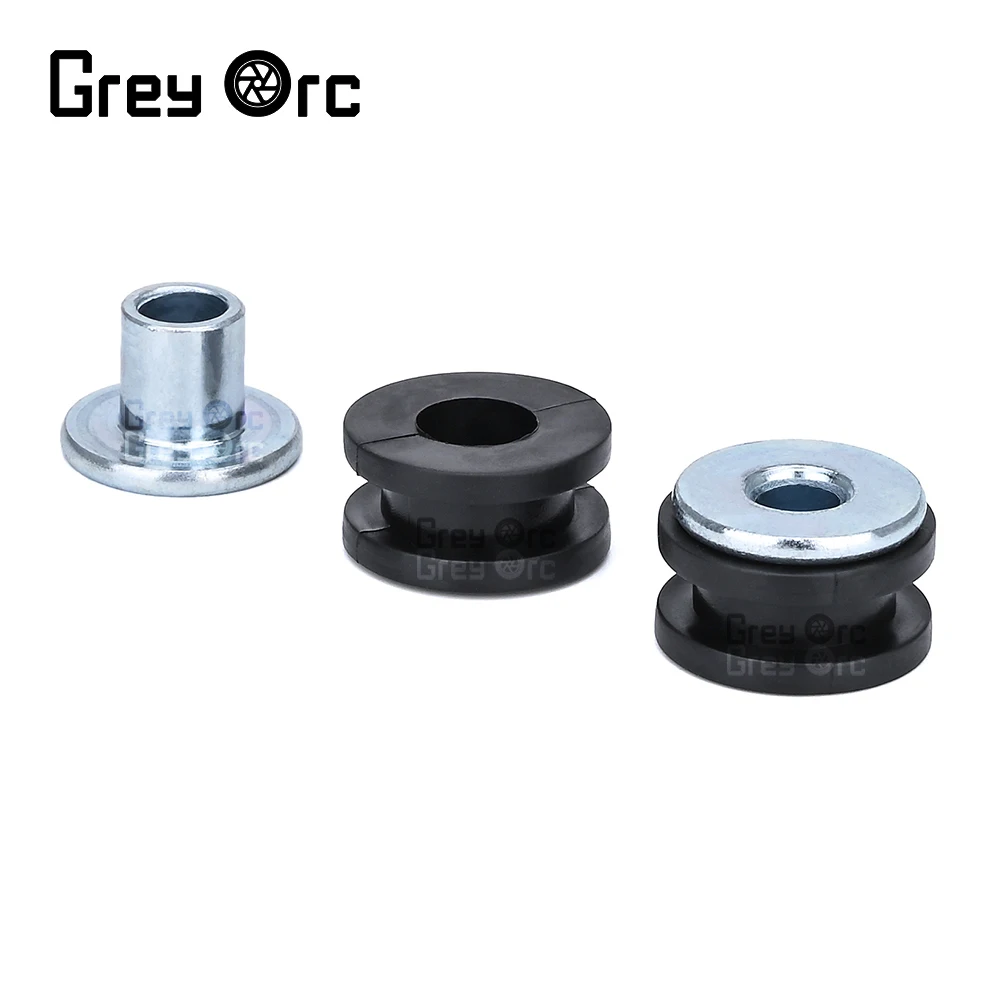 10pcs UNiversal Motorcycle Rubber Grommets Bolt Replacement For Honda Kawasaki Yamaha Suzuki Fairing Rubber&Steel
