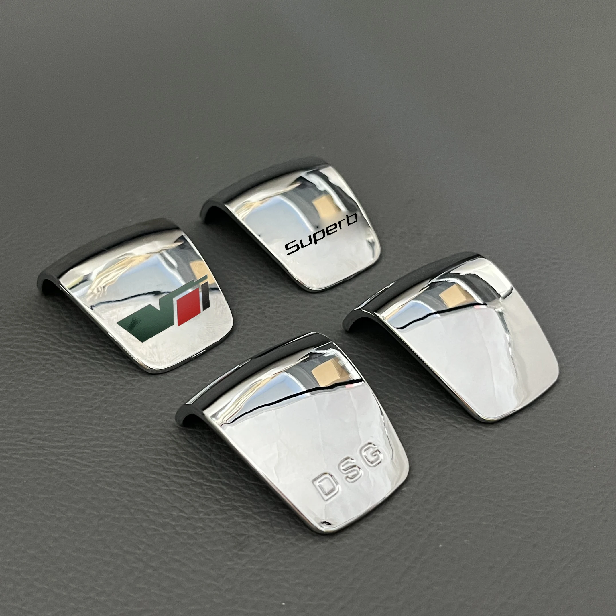 For Skoda Superb Automatic Gear Shift Knob Cover Trim Car Interior Replacement Parts For Skoda Octavia Gear Shift Handball Cover
